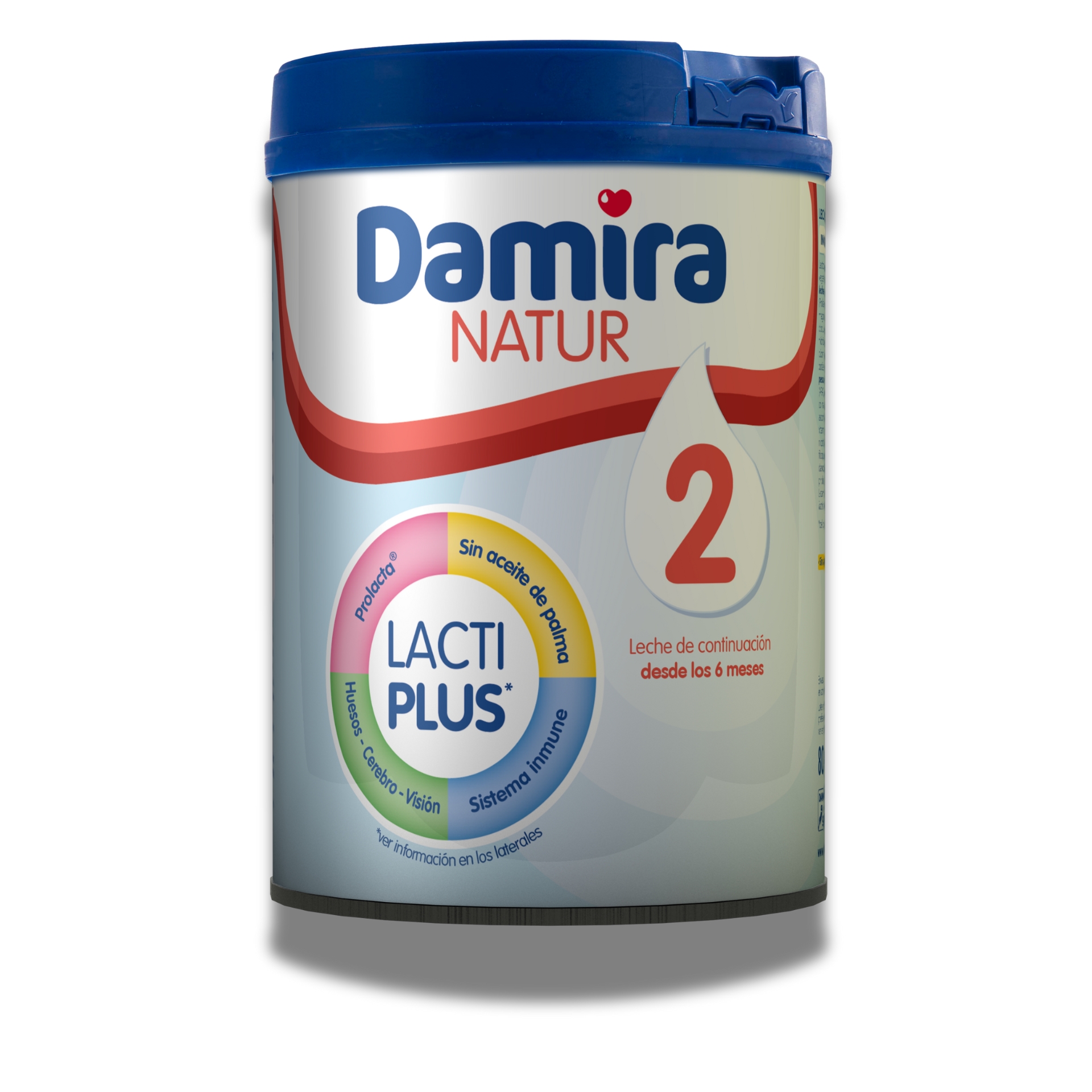 Leche Damira Natur 2 (800 gramos)
