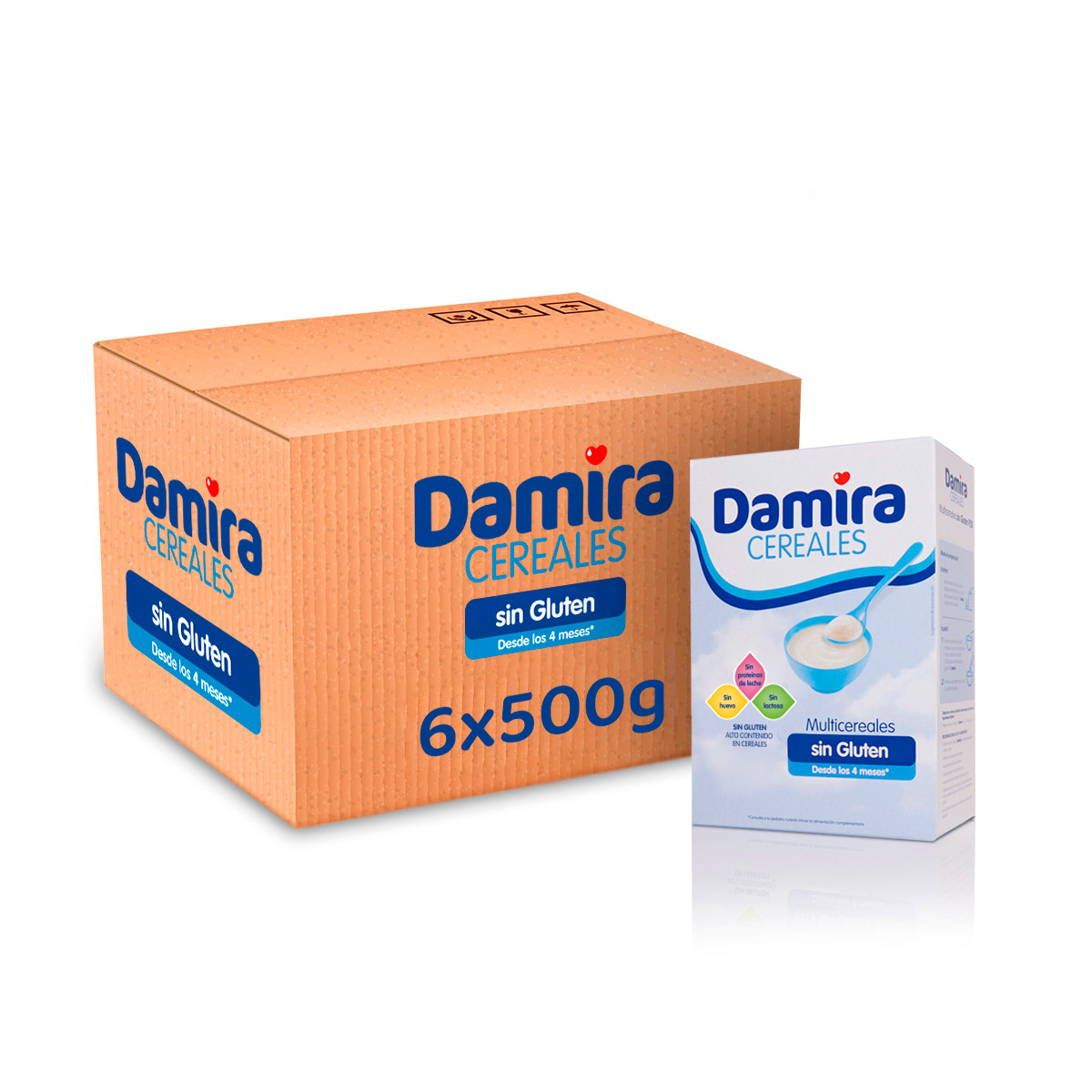 Damira Multicereales sin gluten (6 x 500 gramos)